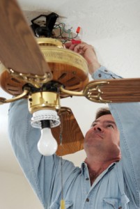 Ceiling fan repair install wiring 201x